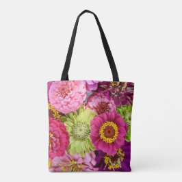 Bolso De Tela Tote floral de Zinnia