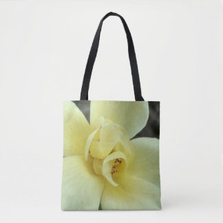 Bolso De Tela Tote floral en amarillo