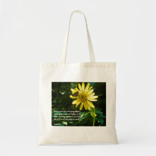 Bolso De Tela Tote floral inspirador