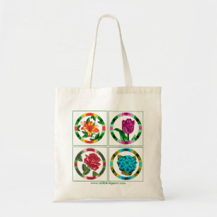 Bolso De Tela Tote floral multi