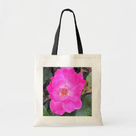 Bolso De Tela tote floral púrpura de greyforaday