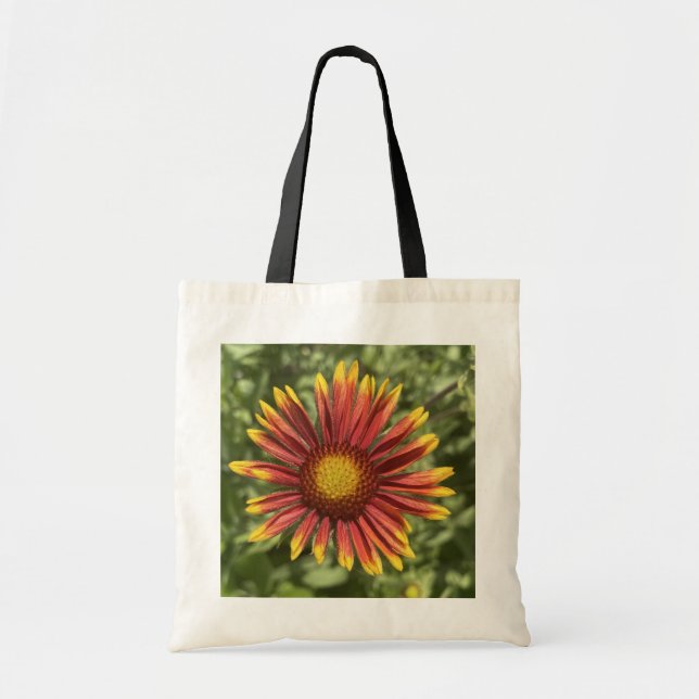 Bolso De Tela tote floral rojo greyforaday (Frente)