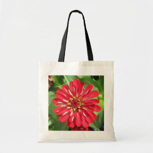 Bolso De Tela tote floral rojo greyforaday