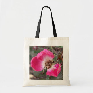 Bolso De Tela tote floral rojo greyforaday