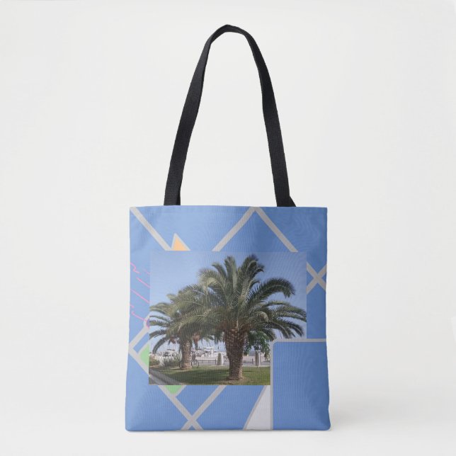 Bolso De Tela Tote Formas de verano (Anverso)