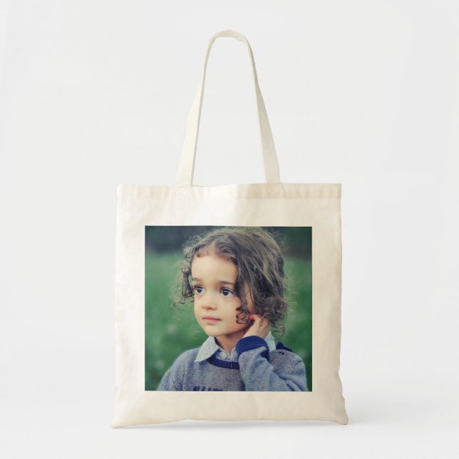 Bolso De Tela TOTE FOTOGRÁFICO personalizado (Frente)