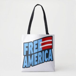 Bolso De Tela Tote Free America