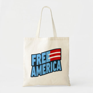 Bolso De Tela Tote Free America