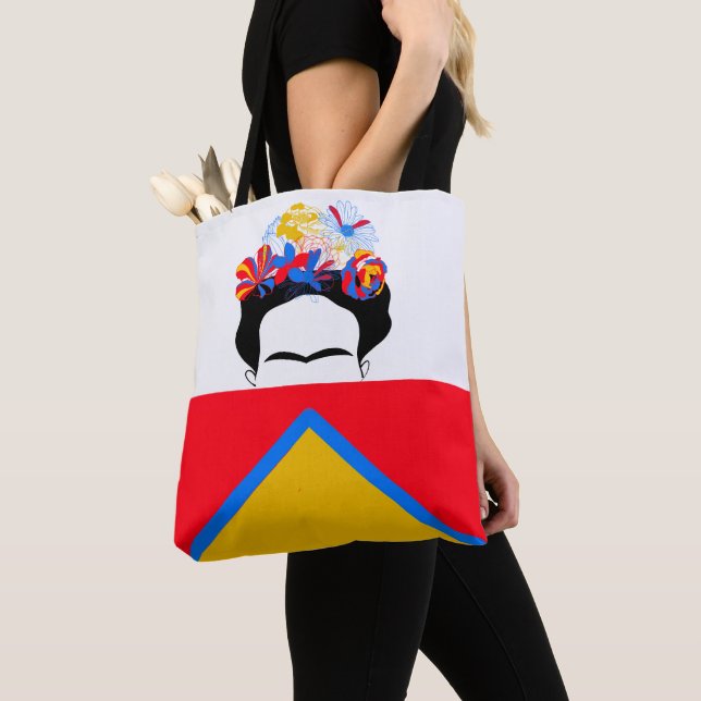 Bolso De Tela Tote Frida Kahlo (Detalle)