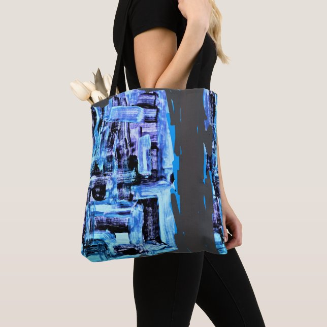 BOLSO DE TELA TOTE FRÍO Y CORTO (Detalle)