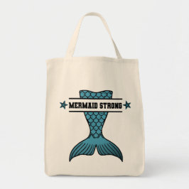 Bolso De Tela Tote Fuerte Sirena