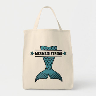 Bolso De Tela Tote Fuerte Sirena