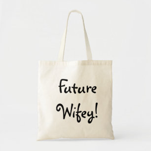 Bolso De Tela Tote futuro de Wifey