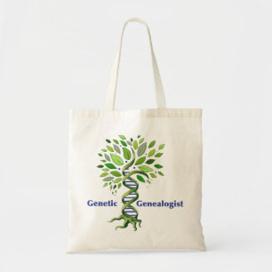 Bolso De Tela Tote genético de la genealogía