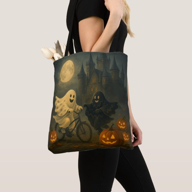 Bolso De Tela Tote Ghost Ride (Detalle)