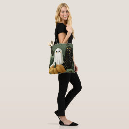 Bolso De Tela Tote Ghostly Friends