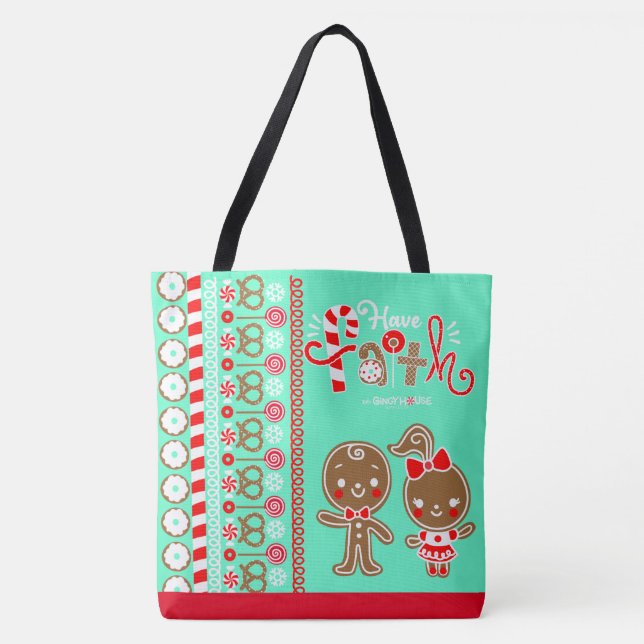Bolso De Tela Tote Gingy House 2021 (Anverso)
