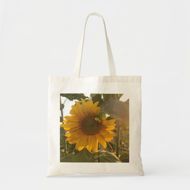 Bolso De Tela Tote girasol (Frente)
