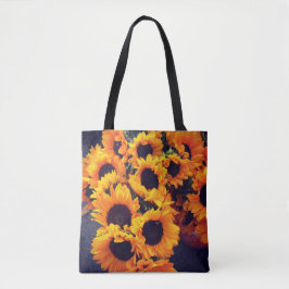 Bolso De Tela tote girasol