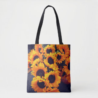 Bolso De Tela tote girasol