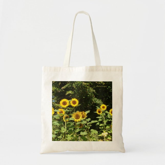 Bolso De Tela Tote girasol (Frente)
