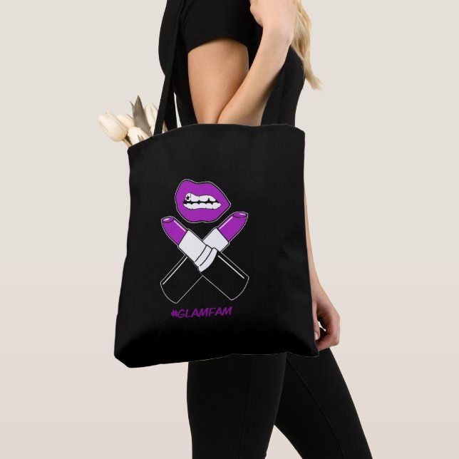 Bolso De Tela Tote GlamFam  (Detalle)