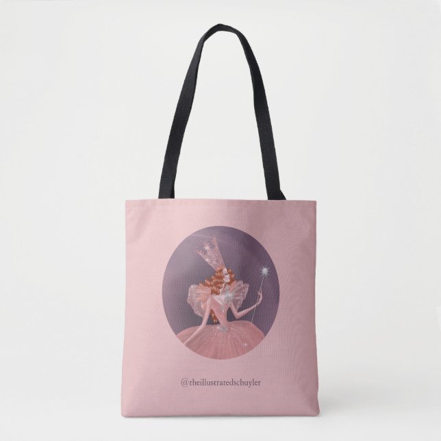 Bolso De Tela Tote Glinda (Anverso)