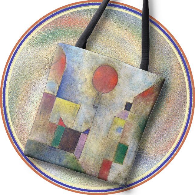Bolso De Tela TOTE - "Globo Rojo" - Imagen de arte de Paul Klee (Subido por el creador)