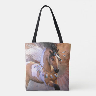 Bolso De Tela Tote Golden Feather