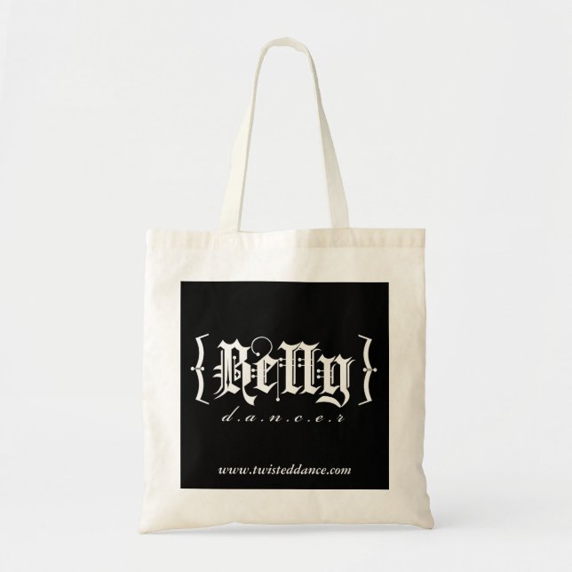 Bolso De Tela Tote gótico de la bailarina de la danza del (Frente)