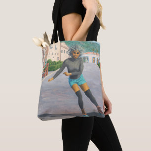 Bolso De Tela Tote gráfico de arte de la fantasía de una mujer e