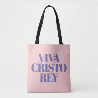 Bolso De Tela Tote gráfico Viva Cristo Rey