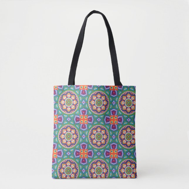 Bolso De Tela Tote grande del modelo de Nacole (Anverso)