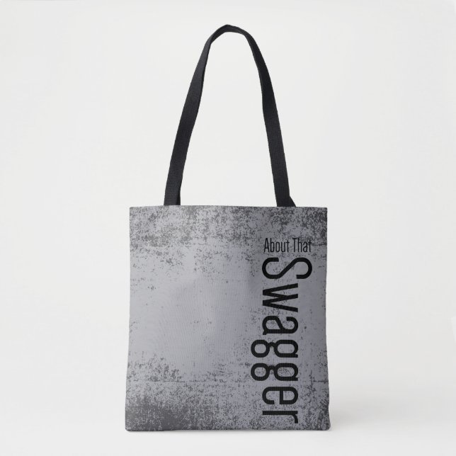 Bolso De Tela Tote gris (Anverso)