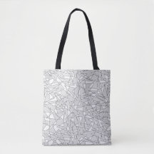 Tote gris y negro de Triangoli