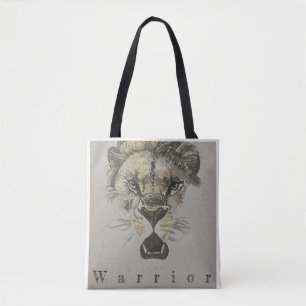 Bolso De Tela Tote guerrero