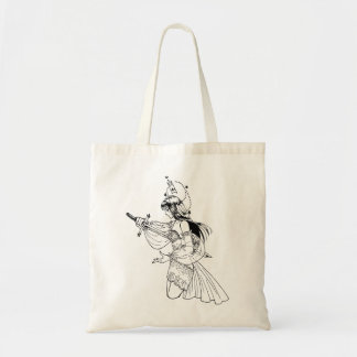 Bolso De Tela Tote guerrero