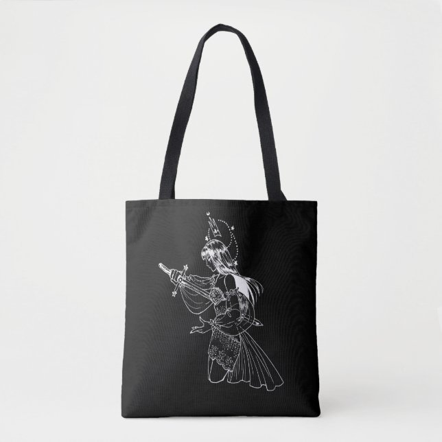 Bolso De Tela Tote guerrero (Anverso)