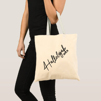 Bolso De Tela tote hallelujah Amen