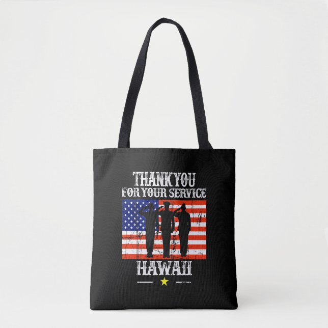 Bolso De Tela Tote Hawaii Tote Bag Canvas (Anverso)
