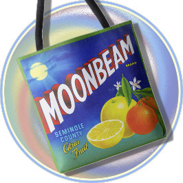 Bolso De Tela TOTE - Haz de luna - Frutas cítricas - 2 lados