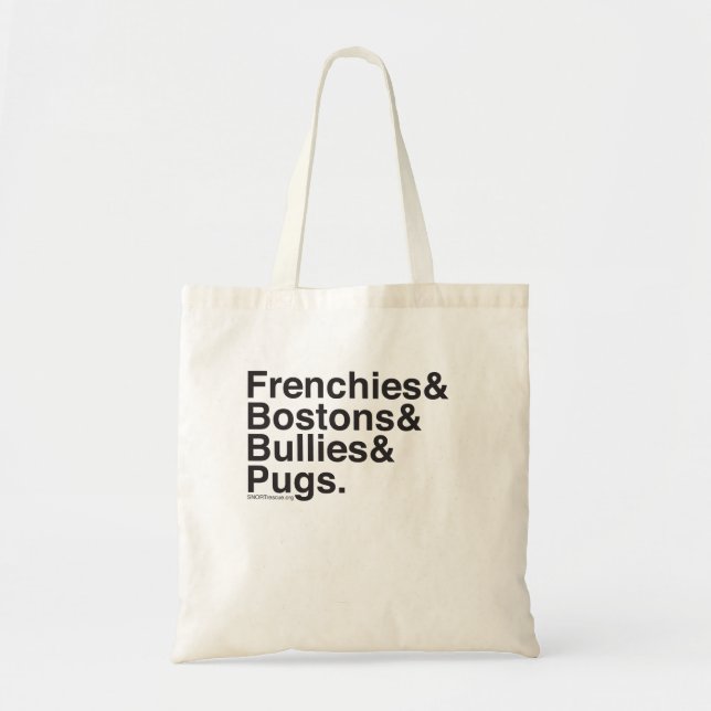 Bolso De Tela Tote Helvética de los perros (Frente)