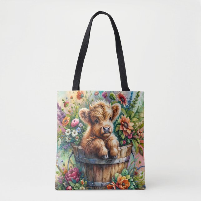 Bolso De Tela Tote Highland (Anverso)