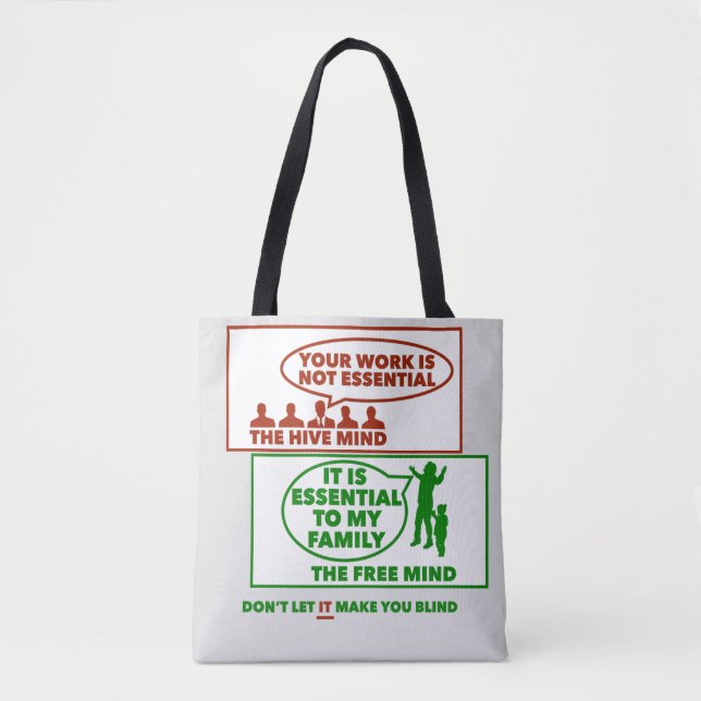 Bolso De Tela Tote Hive Mind (ligero) (Anverso)