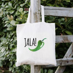 Bolso De Tela Tote Holla Jalapeno<br><div class="desc">¡Holla! La divertida bolsa de tote play-on-words incluye un ilustracion de color jalapeno y un tipo de letra manuscrito.</div>