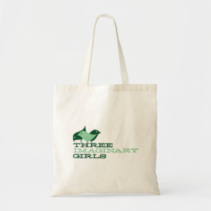 Bolso De Tela Tote imaginario de la lona de tres chicas