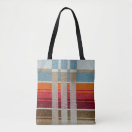 Bolso De Tela TOTE IMPRESIONANTE - "LA PLAYA" - Tejidos mexicano