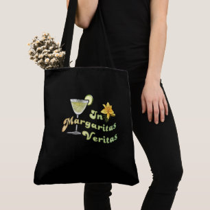 Bolso De Tela Tote In Margaritas Veritas