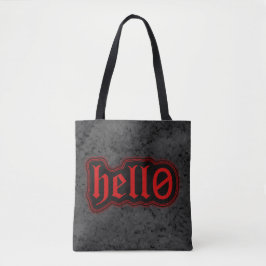 Bolso De Tela tote infierno0
