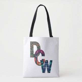 Bolso De Tela Tote Iniciales DCW
